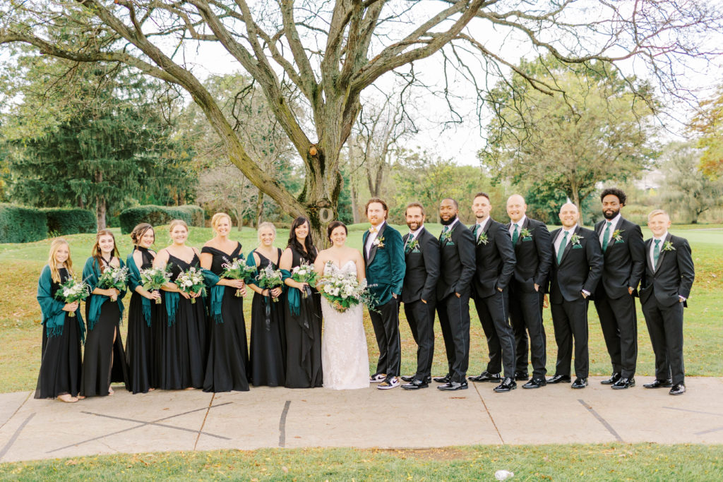 bridal party together